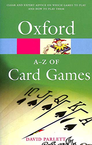 Imagen de archivo de A-Z of Card Games (Oxford Quick Reference) a la venta por AwesomeBooks