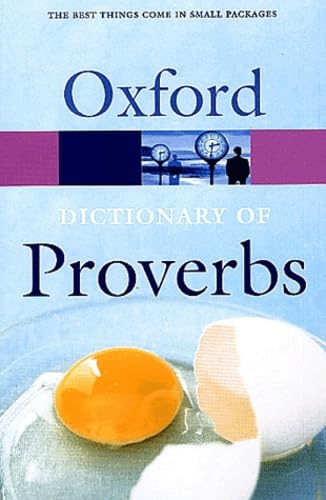 Stock image for Oxford Dictionary of Proverbs (Oxford Paperback Reference) for sale by WorldofBooks