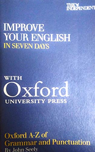 9780198608974: Oxford A-Z of Grammar and Punctuation