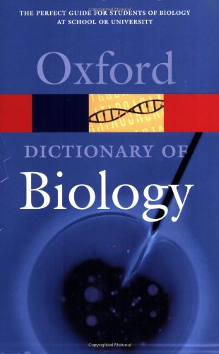 Imagen de archivo de A Dictionary of Biology (Oxford Paperback Reference) a la venta por AwesomeBooks
