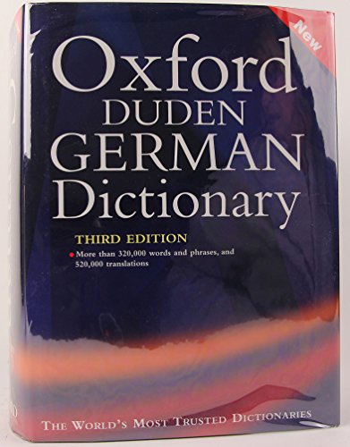 OXFORD-DUDEN GERMAN DICTIONARY German-English English-German Third Edition