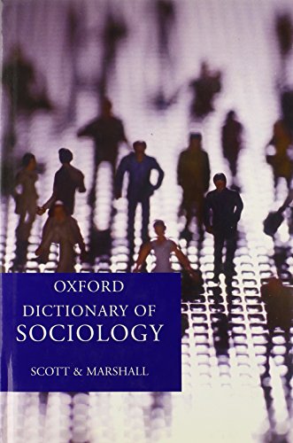 9780198609865: A Dictionary of Sociology (Oxford Quick Reference)