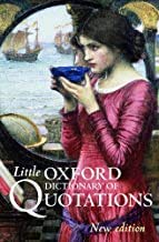 Imagen de archivo de Little Oxford Dictionary of Quotations a la venta por AwesomeBooks