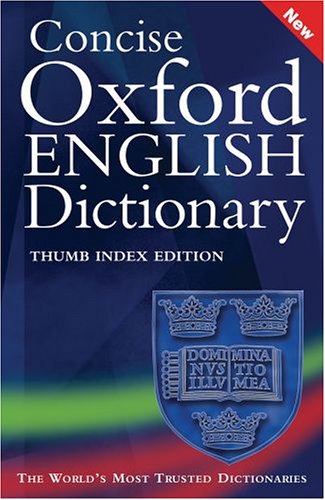 9780198610106: Concise Oxford English Dictionary (thumbindex): Thumb Index Premium Edition