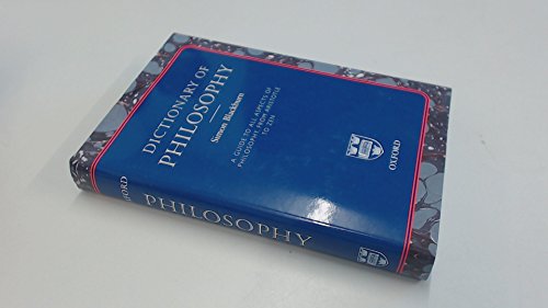 9780198610144: The Oxford Dictionary of Philosophy