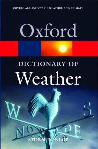 Stock image for A Dictionary of Weather (Oxford Quick Reference) for sale by HPB-Emerald