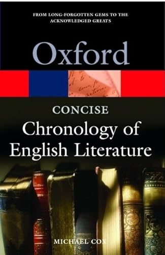 Stock image for The Concise Oxford Chronology of English Literature for sale by Better World Books