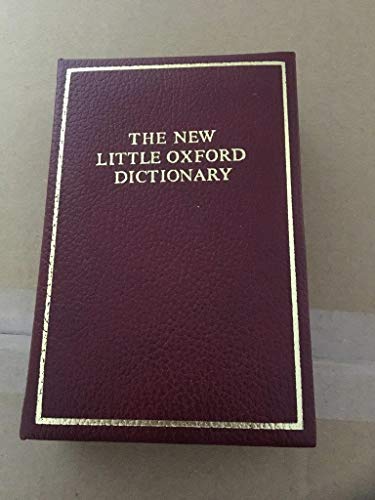 Beispielbild fr The Little Oxford Dictionary of Current English zum Verkauf von AwesomeBooks