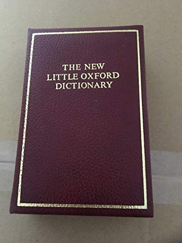 Imagen de archivo de The Little Oxford Dictionary of Current English a la venta por Wonder Book