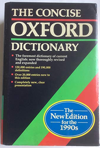 9780198612001: Concise Oxford Ord Ord Dictionary (Diccionario Oxford Concise)