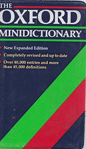 Imagen de archivo de The Oxford Minidictionary a la venta por WorldofBooks