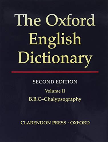 Stock image for Oxford English Dictionary Edition Volume 2 for sale by ThriftBooks-Dallas