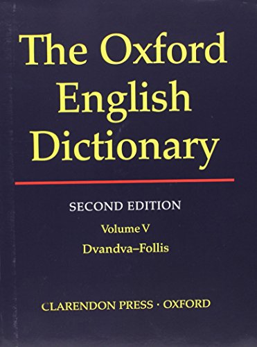 Beispielbild fr The Oxford English Dictionary, Second Edition (Volume 5) zum Verkauf von SecondSale