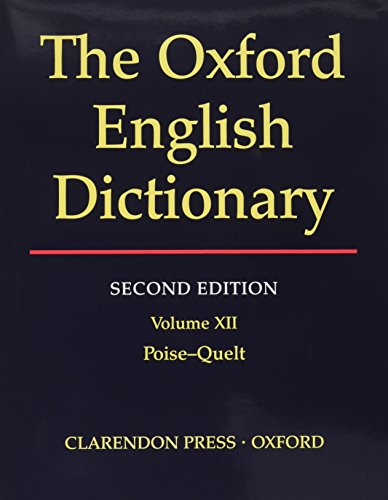 Stock image for The Oxford English Dictionary, Second Edition (VOLUME 12) for sale by SecondSale