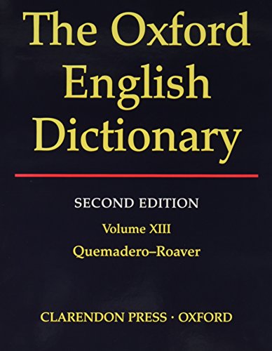 Beispielbild fr The Oxford English Dictionary, Second Edition (VOLUME 13) zum Verkauf von ThriftBooks-Dallas