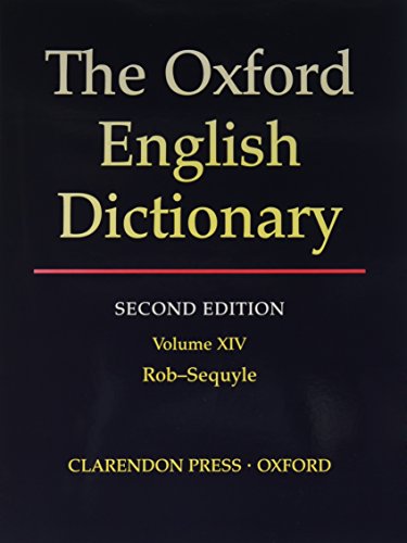 Stock image for The Oxford English Dictionary, Second Edition (VOLUME 14) for sale by Better World Books