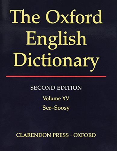 Stock image for The Oxford English Dictionary, Second Edition (VOLUME 15) for sale by Better World Books