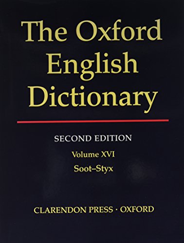 The Oxford English Dictionary, Second Edition (VOLUME 16) - simpson-j-a