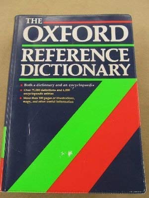 Beispielbild fr The Oxford Reference Dictionary zum Verkauf von AwesomeBooks