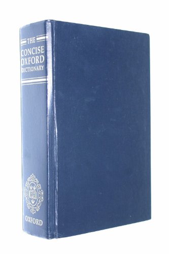 9780198612438: The Concise Oxford Dictionary of Current English