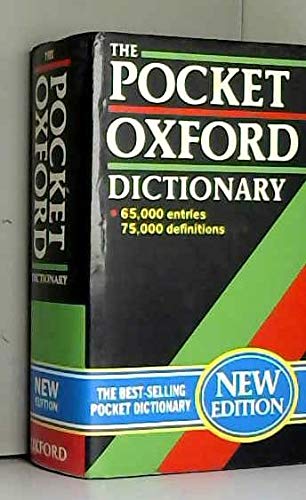 9780198612568: The Pocket Oxford Dictionary of Current English