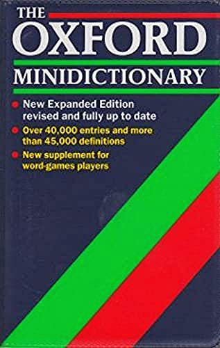 Stock image for The Oxford Minidictionary for sale by Better World Books: West