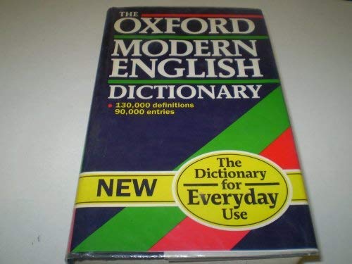 Beispielbild fr Oxford Modern English Dictionary zum Verkauf von WorldofBooks