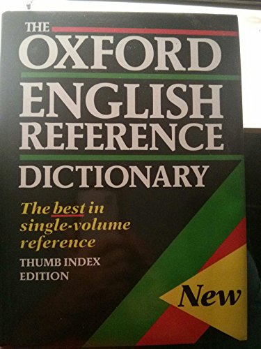 9780198613091: The Oxford English Reference Dictionary