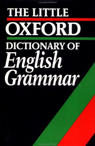 Stock image for The Little Oxford Dictionary of English Grammar for sale by WorldofBooks