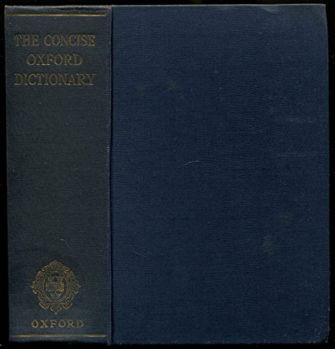 Stock image for The Concise Oxford Dictionary of Current English for sale by Better World Books: West