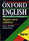 Stock image for The Oxford English Minidictionary for sale by HPB-Emerald
