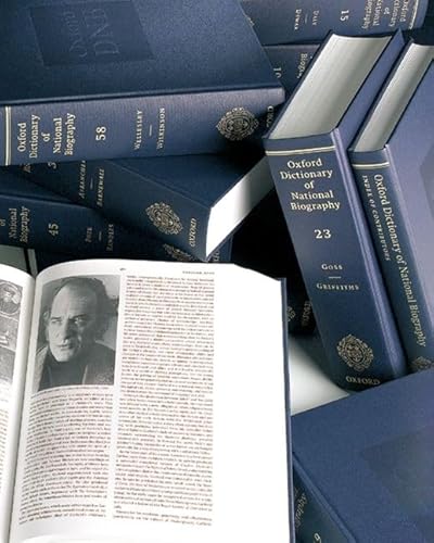 Beispielbild fr Oxford Dictionary of National Biography Plus Index of Contributors (60 Volumes) zum Verkauf von Revaluation Books