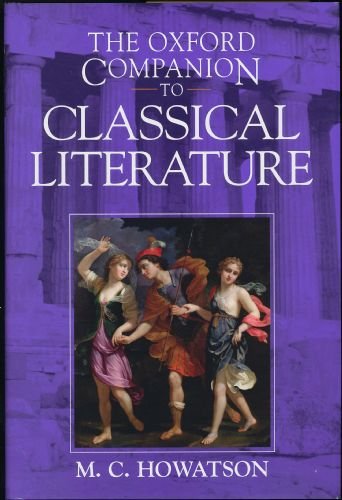 Beispielbild fr The Oxford Companion to Classical Literature zum Verkauf von AwesomeBooks