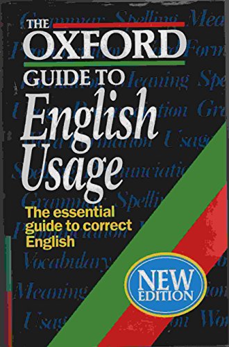 Stock image for The Oxford Guide to English Usage for sale by Better World Books