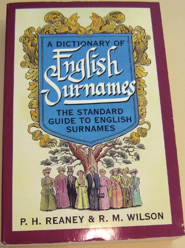 9780198631460: A Dictionary of English Surnames