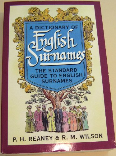 A Dictionary of English Surnames