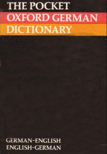 Beispielbild fr The Pocket Oxford German Dictionary zum Verkauf von SecondSale