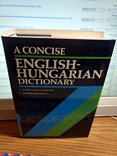 Imagen de archivo de A Concise English-Hungarian Dictionary a la venta por WorldofBooks