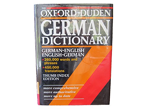 Imagen de archivo de The Oxford-Duden German Dictionary: German-English/English-German a la venta por WorldofBooks