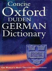 9780198642305: Concise Oxford-Duden German Dictionary: English-German, German-English