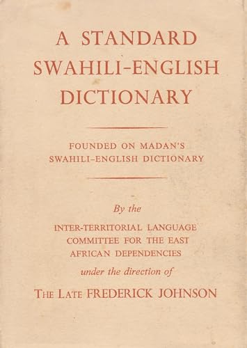 9780198644033: A Standard Swahili-English Dictionary