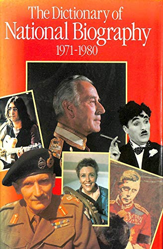 9780198652083: Dictionary of National Biography 1971-80