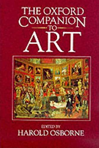 Beispielbild fr The Oxford Companion to Art zum Verkauf von AwesomeBooks