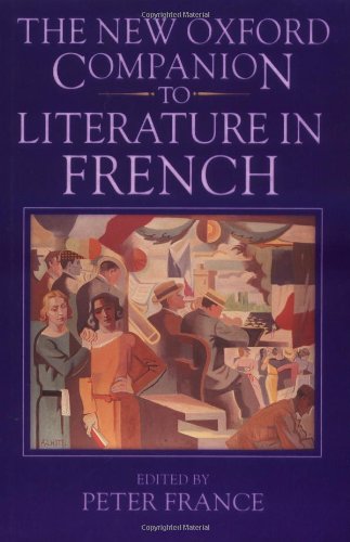 9780198661252: The New Oxford Companion to Literature in French