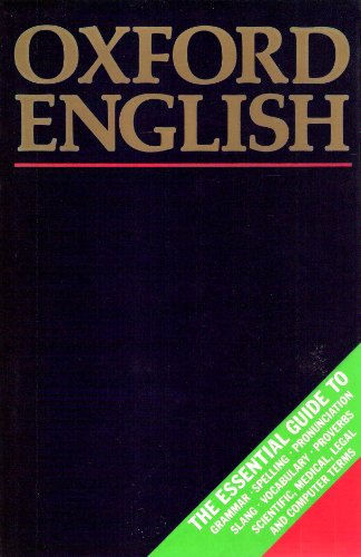 Stock image for OXFORD ENGLISH: A GUIDE TO THE LANGUAGE. for sale by Cambridge Rare Books