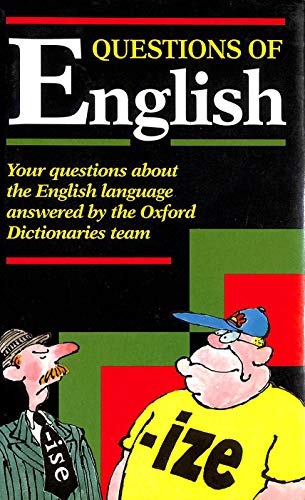 Beispielbild fr Questions of English zum Verkauf von Ergodebooks