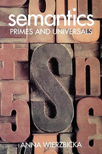 Beispielbild fr Semantics : Primes and Universals (St. in Classification Data Analysis) zum Verkauf von WorldofBooks