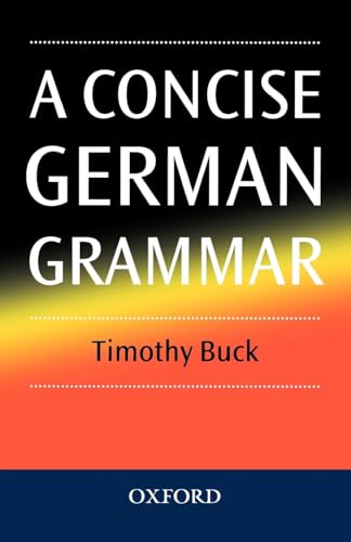 Imagen de archivo de A Concise German Grammar a la venta por Chiron Media