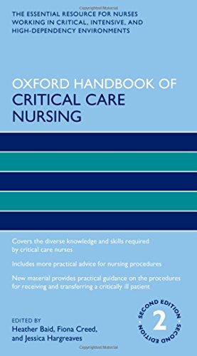 Beispielbild fr Oxford Handbook of Critical Care Nursing zum Verkauf von Blackwell's