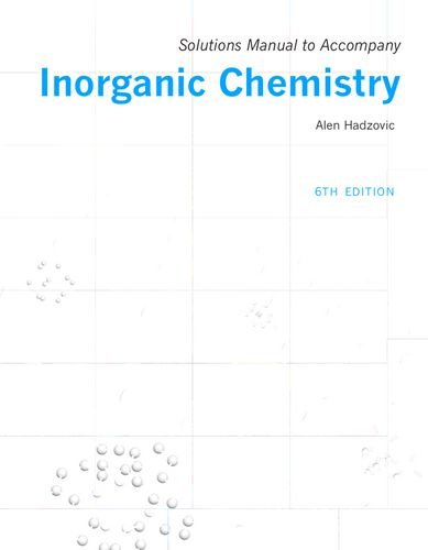 Stock image for Solutions manual to accompany Inorganic Chemistry 6th edition for sale by WorldofBooks